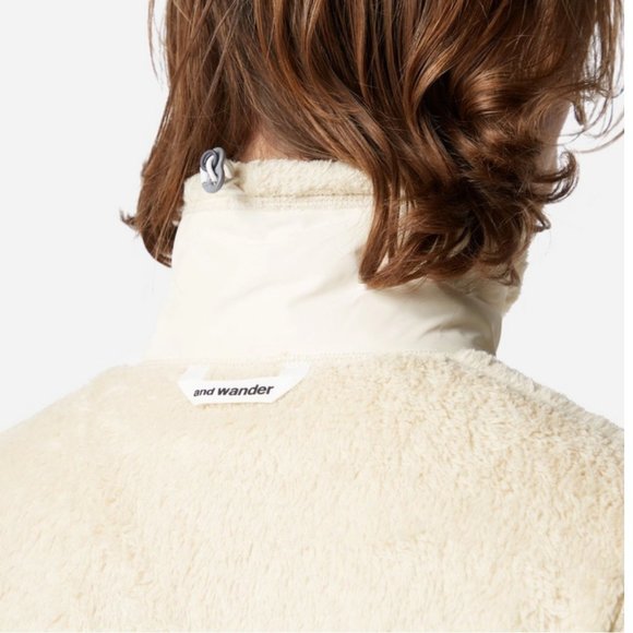 $455! NWT RARE Men's and wander High Loft Fleece Polartec Jacket - Beige - L - Picture 5 of 5